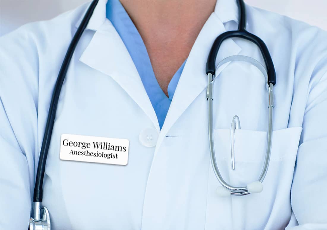 Nurse sales name tag